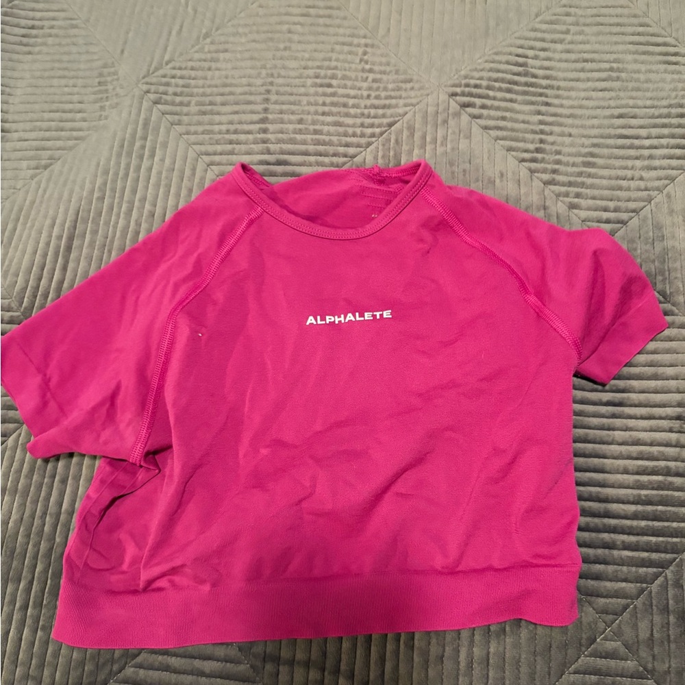 Alphalete Fuchsia Athletic Top